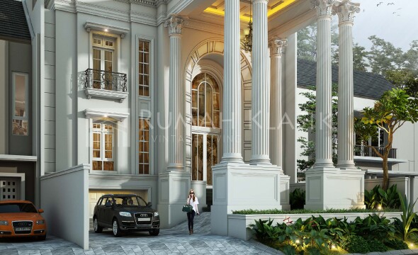 Jasa Arsitektur Rumah Mewah Klasik Eropa di Indonesia
